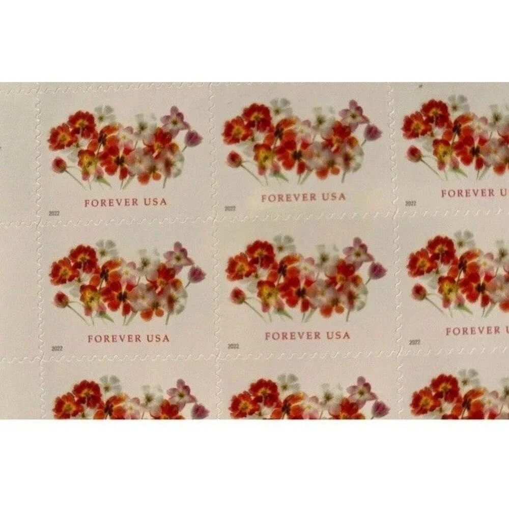 40 Forever USA Stamps ( 2 sheets ) Tulips flowers FP flower USPS first class US